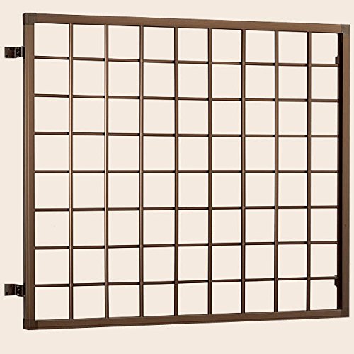 riページ Amazon | アルミ面格子 井桁 18611 W：2,016mm × H：1,220mm 製品色